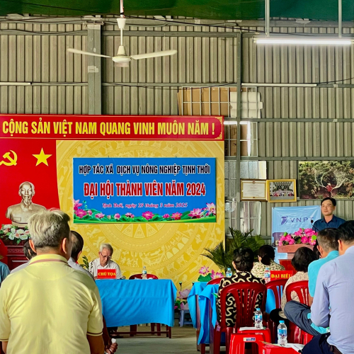 Đại Hội Thành Viên Hợp Tác Xã Dịch Vụ Nông Nghiệp Tịnh Thới 2024 – Phương Hướng Hoạt Động 2025
