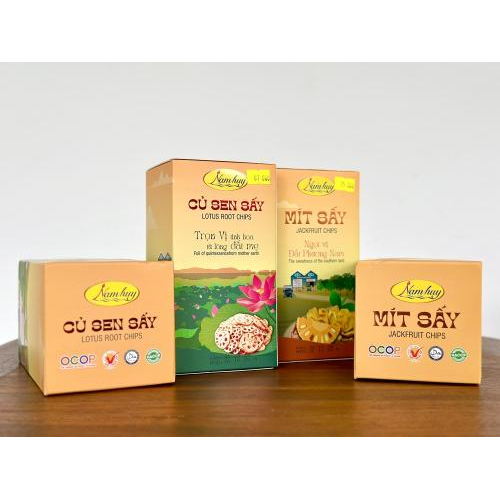 Củ Sen Sấy Nam Huy - Hộp 70gr