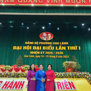 Hội Nữ Doanh Nhân Đồng Tháp Hân Hoan Tham Dự Đại hội Đại Biểu Đảng Bộ Phường Cao Lãnh Lần Thứ I, Nhiệm Kỳ 2025 – 2030