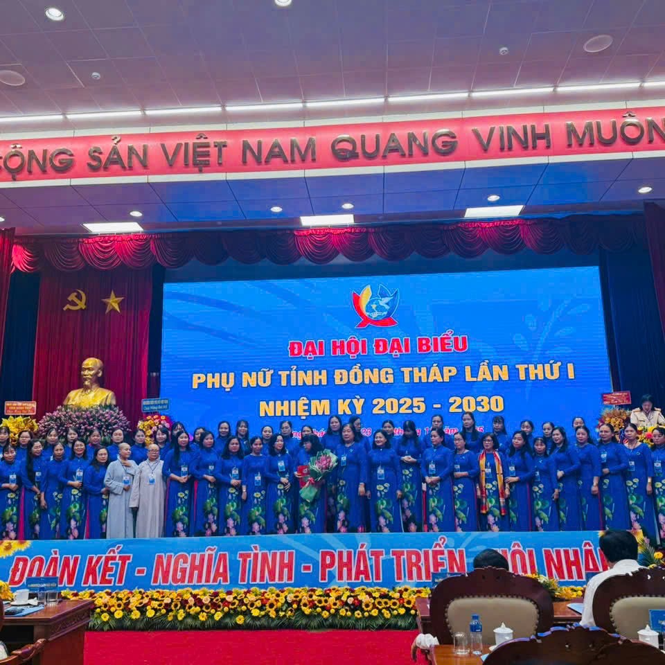 Hội Nữ Doanh Nhân Đồng Tháp tham dự Đại hội đại biểu Phụ nữ tỉnh Đồng Tháp lần thứ I, nhiệm kỳ 2025 – 2030