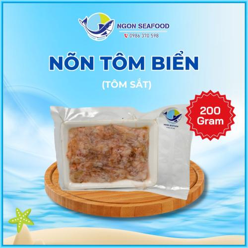 Nõn Tôm Biển (Tôm Sắt) - Hút Chân Không - Khay 200gr