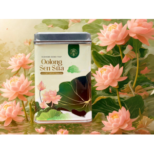 Trà Oolong Sen Sữa Hộp 10 Gói x 15 gr