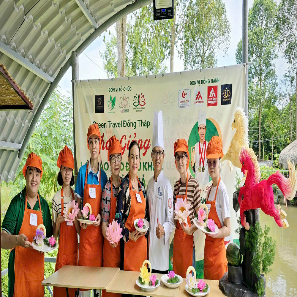 Khai Giảng Khóa 2 Lớp Điêu Khắc Rau Củ Quả Tại Đồng Tháp – Nâng Tầm Nghệ Thuật Ẩm Thực