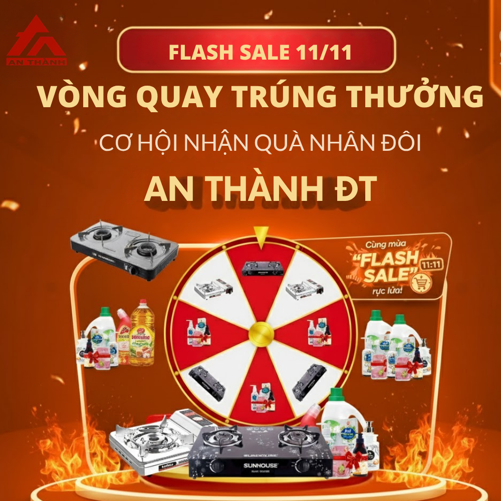 Flash Sale 11/11 & Vòng Quay Trúng Thưởng Cơ Hội Nhận Quà Nhân Đôi