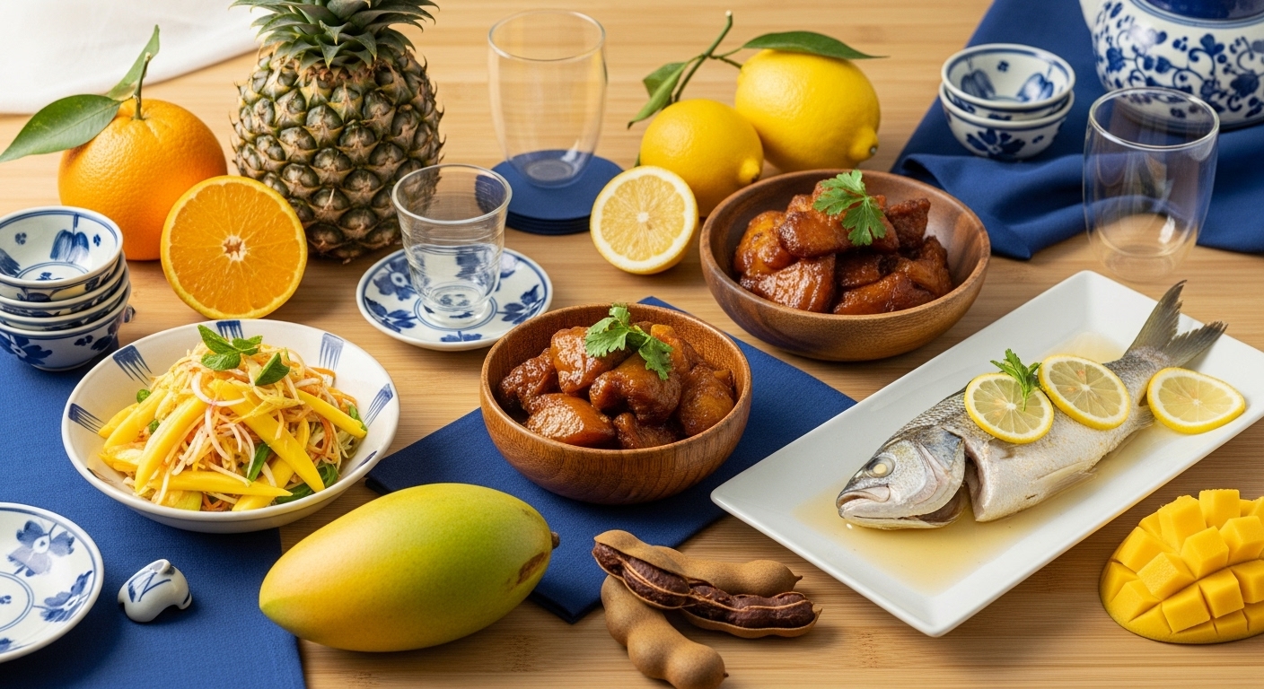 Trái cây trong món ăn truyền thống và tinh hoa của ẩm thực Việt