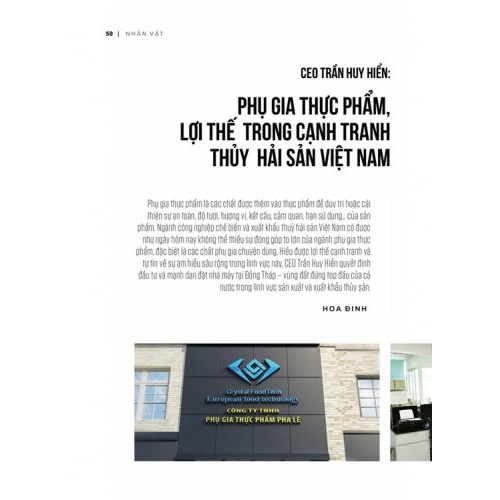 Gương Sen Vàng Bản tin về CEO Trần Huy Hiển