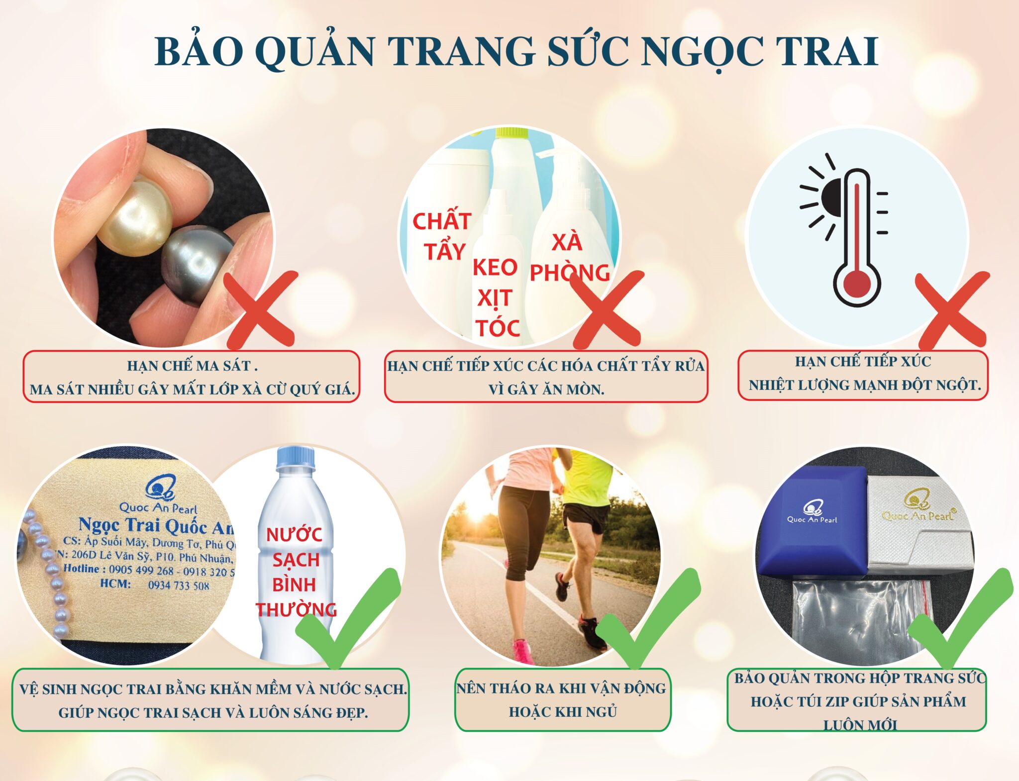 Hướng dẫn chọn và bảo quản ngọc trai