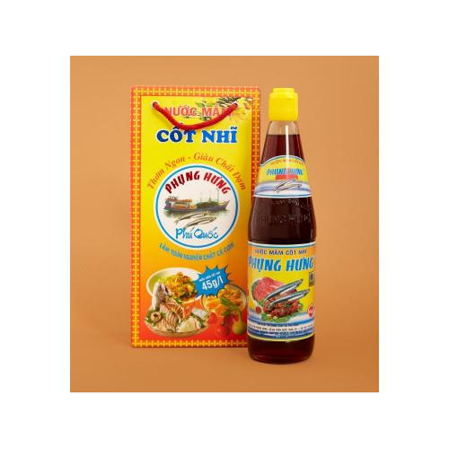 Cặp 2 chai nước mắm cốt nhĩ 700ml 45 độ đạm