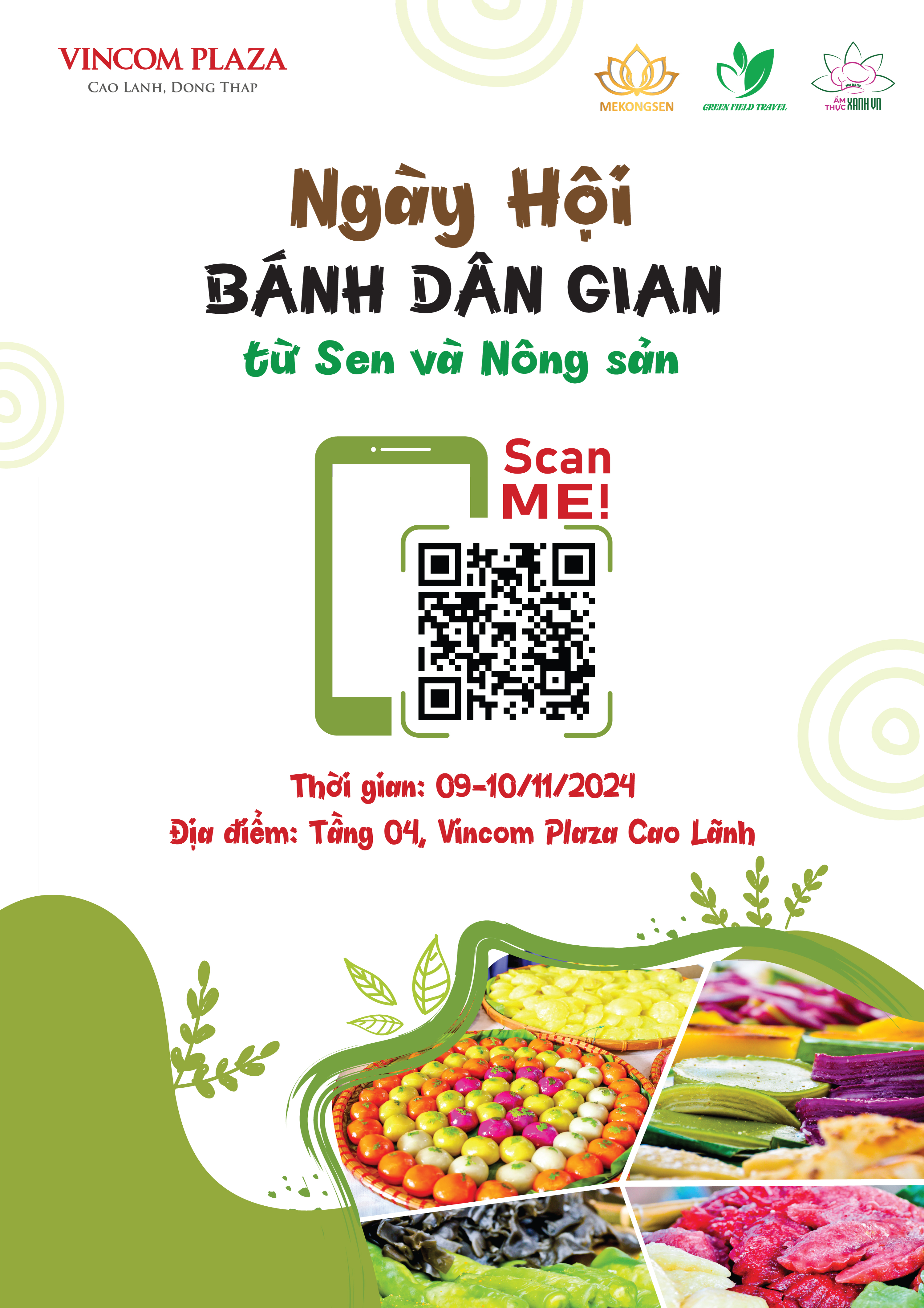 Ngày Hội Bánh Dân Gian Từ Sen Và Nông Sản