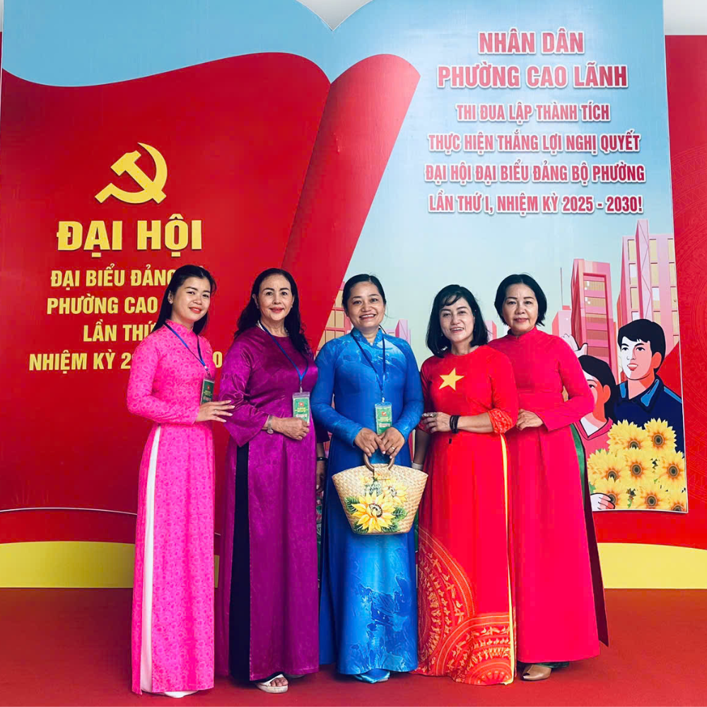Hội Nữ Doanh nhân Đồng Tháp Hân Hoan Tham Dự Đại hội Đại biểu Đảng bộ Phường Cao Lãnh Lần Thứ I, Nhiệm Kỳ 2025 – 2030