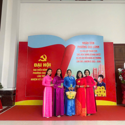 Không khí của buổi Đại Hội Đại Biểu Đảng Bộ Phường Cao Lãnh Lần Thứ I, Nhiệm Kỳ 2025 – 2030