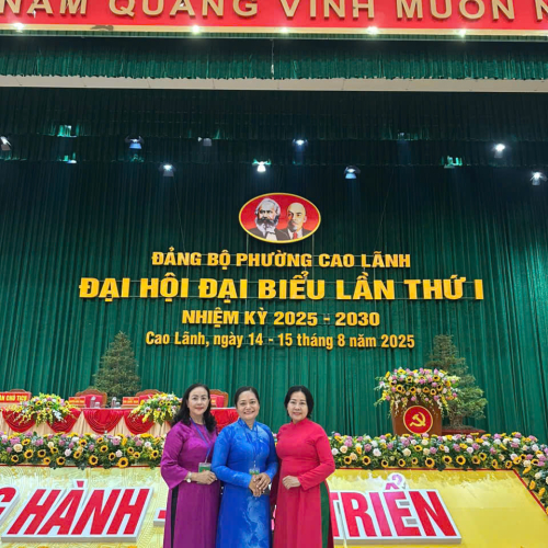 Hội Nữ Doanh nhân Đồng Tháp Hân Hoan Tham Dự Đại hội Đại biểu Đảng bộ Phường Cao Lãnh Lần Thứ I, Nhiệm Kỳ 2025 – 2030