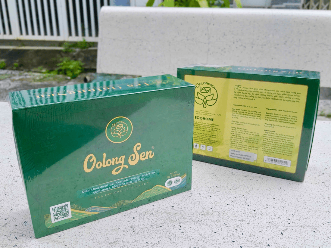 Trà Oolong Sen quà tặng sức khỏe đầy tinh tế