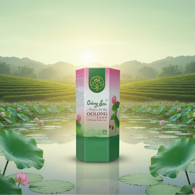 87168h110b37798 Trà Oolong Lá Sen 250gr