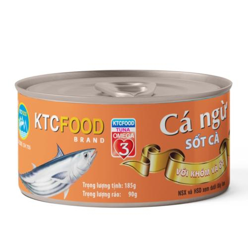 Cá Ngừ Sốt Cà Khóm Ớt KTCFOOD 185g