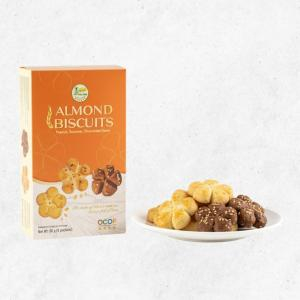 Bánh Hạnh Nhân Tiến Anh 80g – Đặc Sản Chợ Mới, Vị Mè Đậu Socola