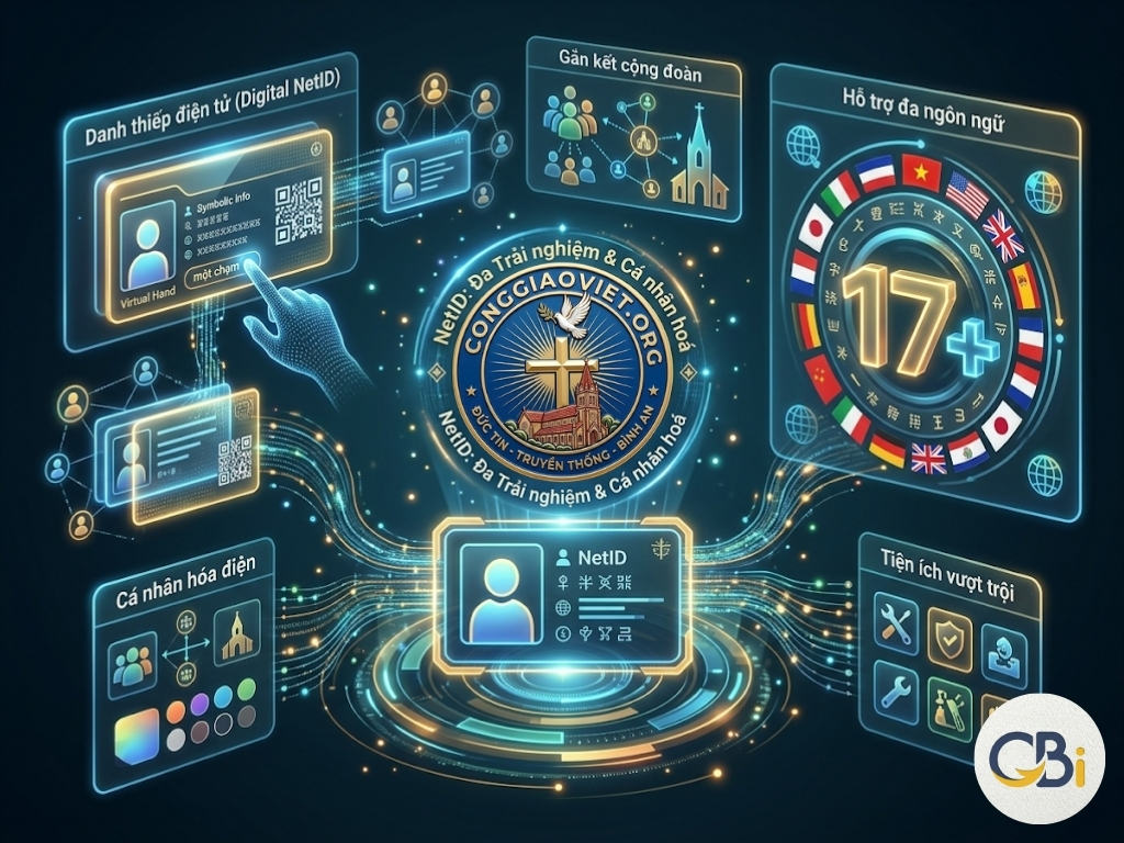 V-Caltholic Ecoz - NetID: Đa Trải nghiệm & Cá nhân hoá