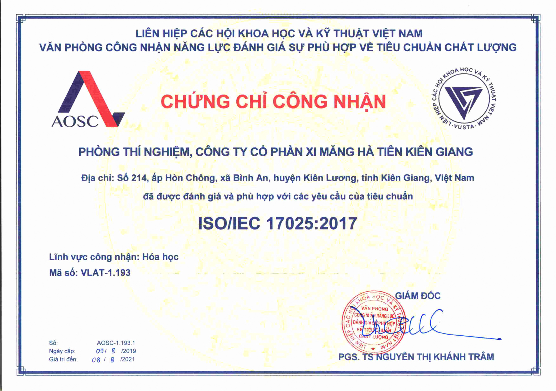 VII. Quản lý chất lượng