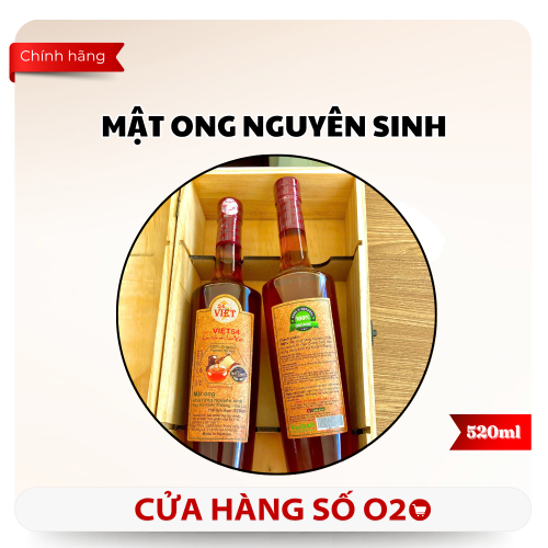 Mật Ong Rừng Nguyên Sinh Chai 520ml