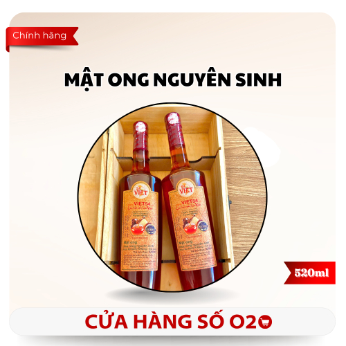 Mật Ong Rừng Nguyên Sinh Chai 520ml