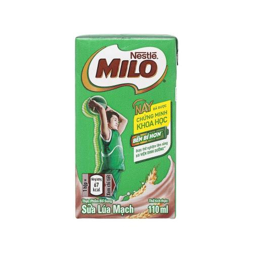 Sữa Bột Pha Sẵn Milo Hộp 110ml (Thùng 110ml)