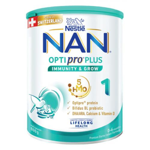 Sữa NAN OPTIPRO PLUS 1 Lon 800gr (0-6 Tháng)