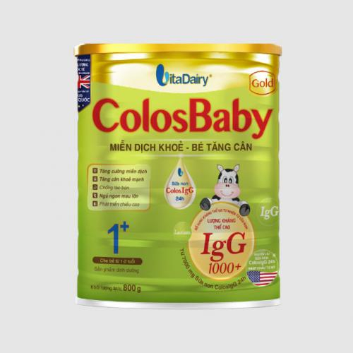 Sữa Bột ColosBaby Gold 1+ Lon 800gr (1-2 Tuổi)