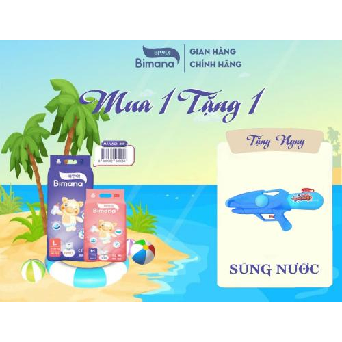 Tã dán Bimana Hàn Quốc size M (6 - 11kg)