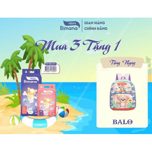 Tã Quần Bimana Hàn Quốc size M